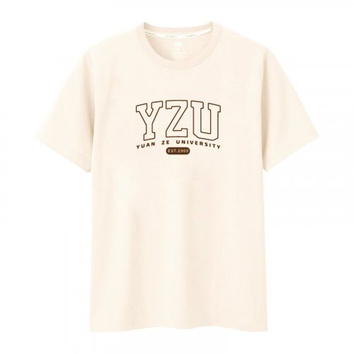 【20件起做，可來圖客製】YZU浮世繪色系純棉短T_杏樹白
